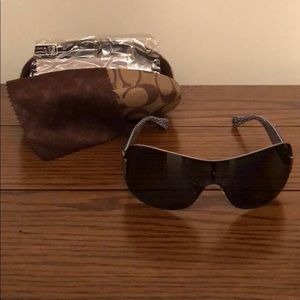 Authentic Coach sunglasses.